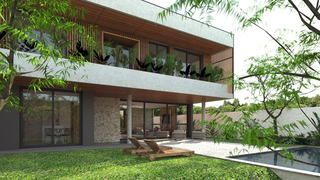 Casa Bonfim | pátios que promovem a integração e acolhimento familiar | ODVO arquitetura | Pátios, privacidade sem confinar e muita área verde